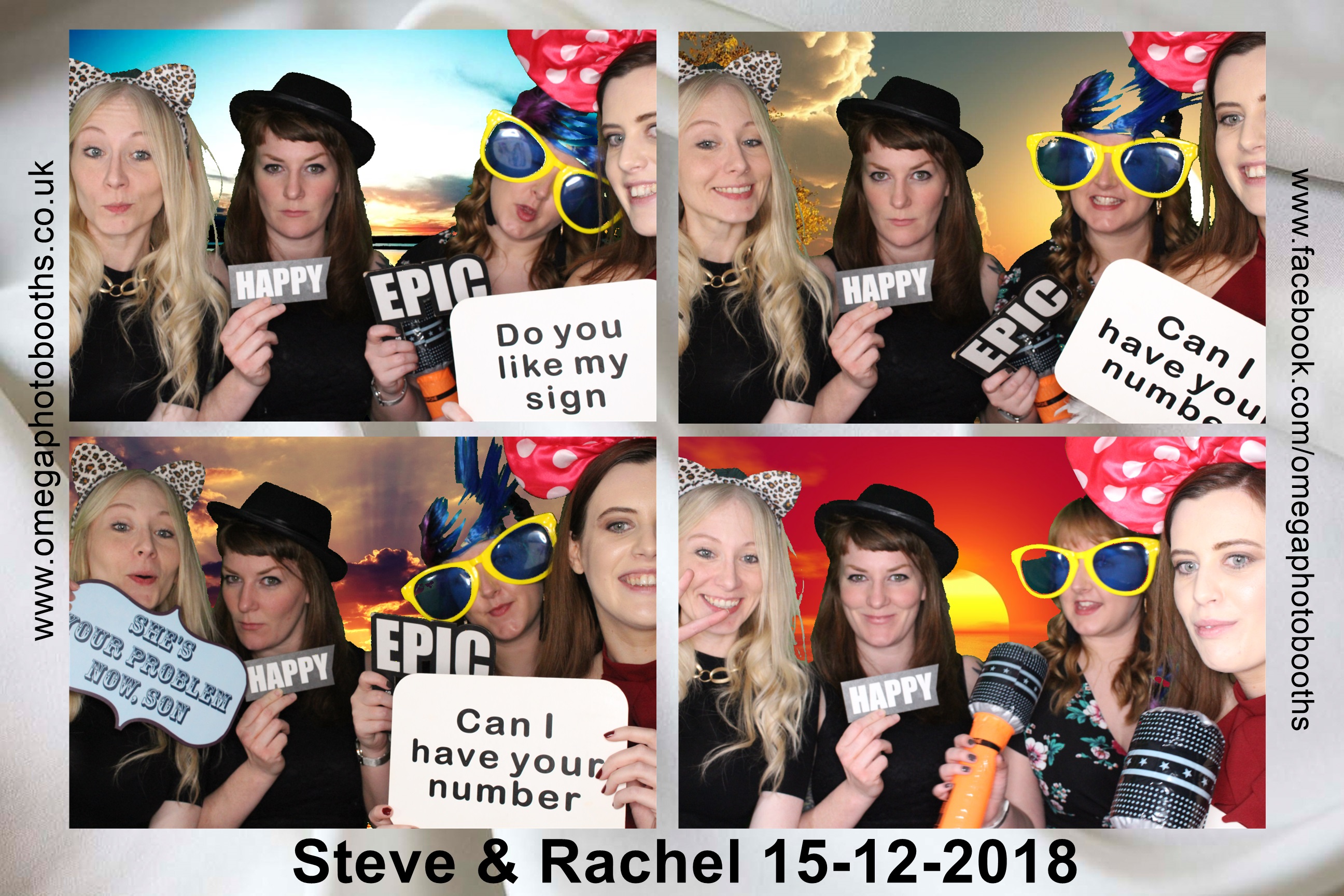 Steve and Rachel's Wedding | View more photos from the event at gallery.omegaphotobooths.co.uk/u/Omega-Photobooths/Steve-and-Rachels-Wedding